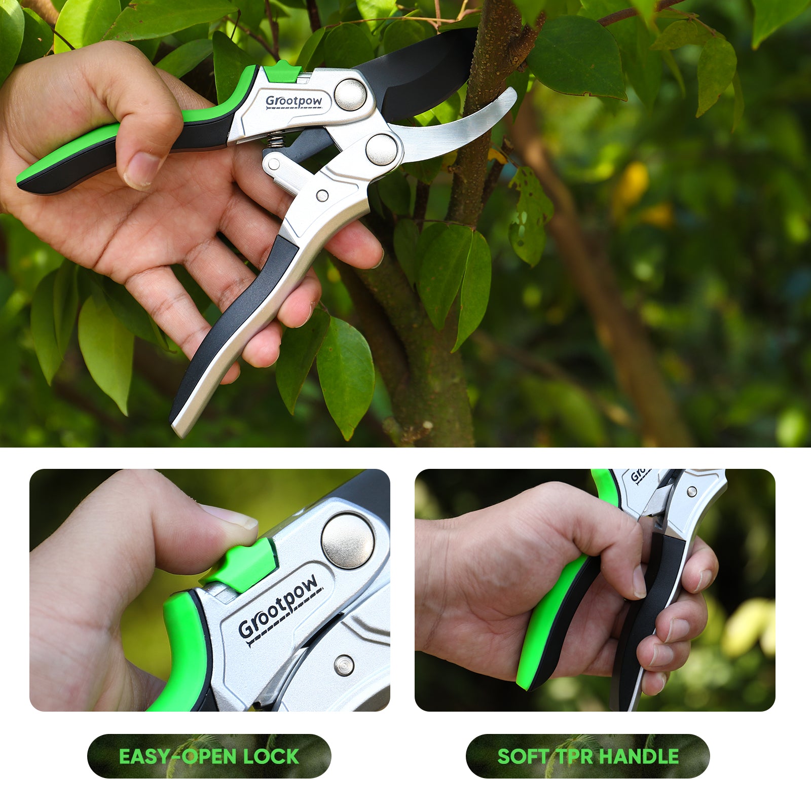 Grootpow® Premium Manual  Pruner